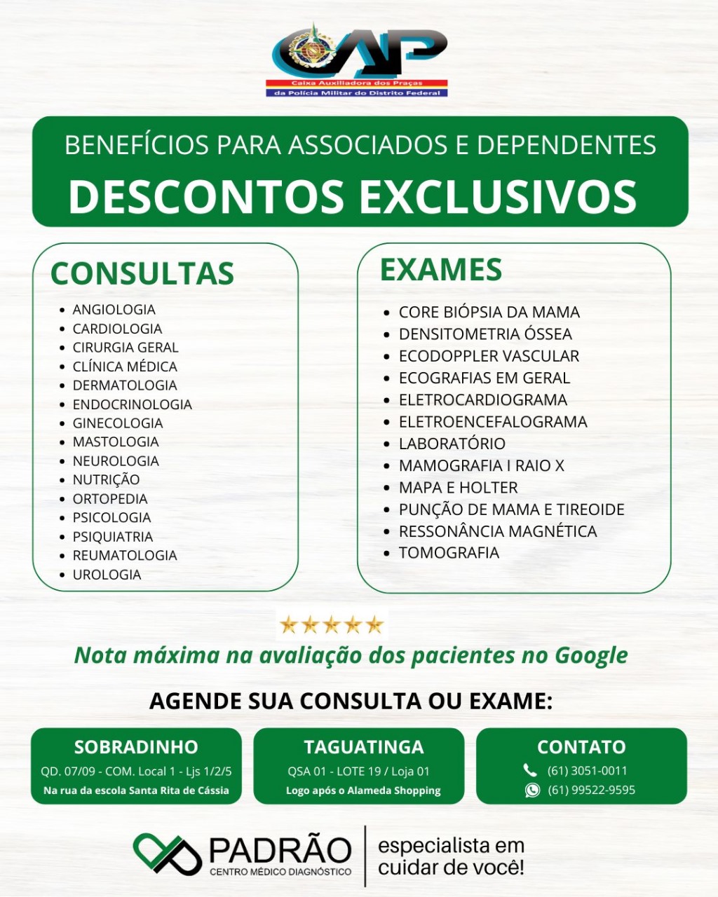 Convênio CLINICA PADRÃO